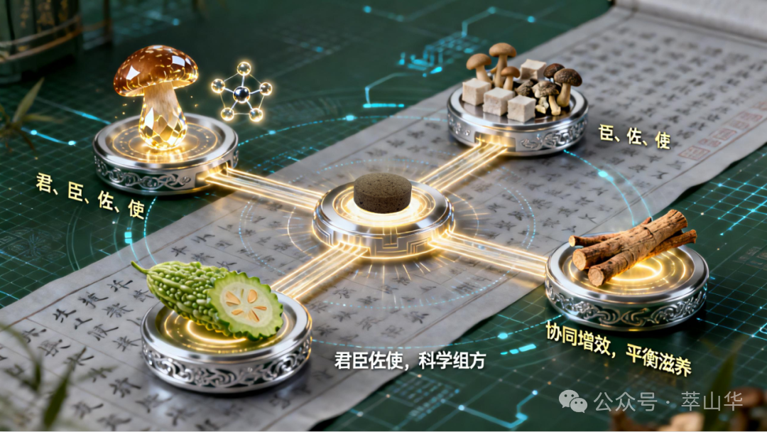 卫萃源复方配伍配方